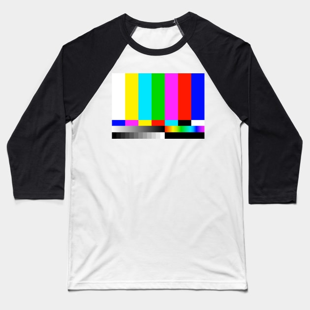 Test card Baseball T-Shirt by rheyes